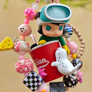 盲盒MOLLY在一起我的小时候系列汽车钥匙扣挂饰背包配饰生日礼物