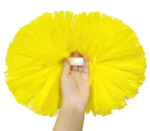 新品哑光啦啦操花球舞蹈拉拉队手花啦啦花广场舞手拿花手柄大号