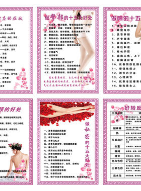 碧波庭私密护理宣传画高清覆膜