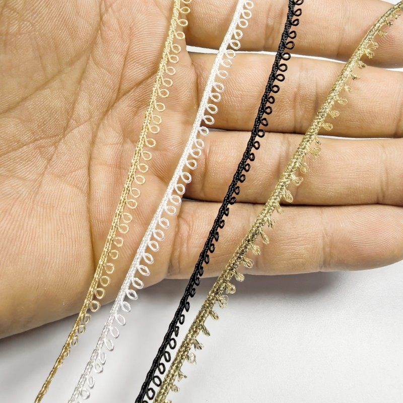 4mm精致圈圈织带 丝带花边BJD娃衣Blythe小布ob11织带辅料有光泽,居家布艺,花边,淘宝优惠券,粉丝福利购,淘宝优惠卷