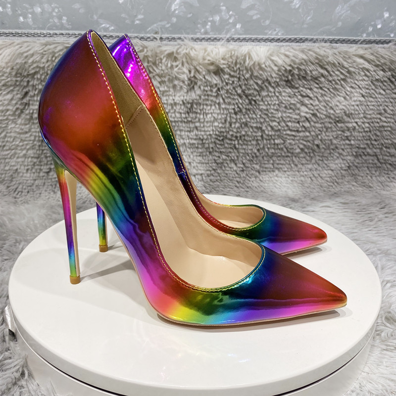 2022年春季欧美新款女12cm高跟鞋