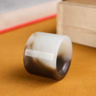 新疆和田玉糖玉扳指男款大拇指指环戒指文玩扳戒复古宫廷