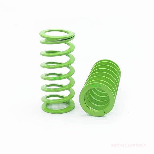SWY11-42外径YSWY合金钢矩形弹簧超大压缩量型淡绿色SSWY模具弹簧