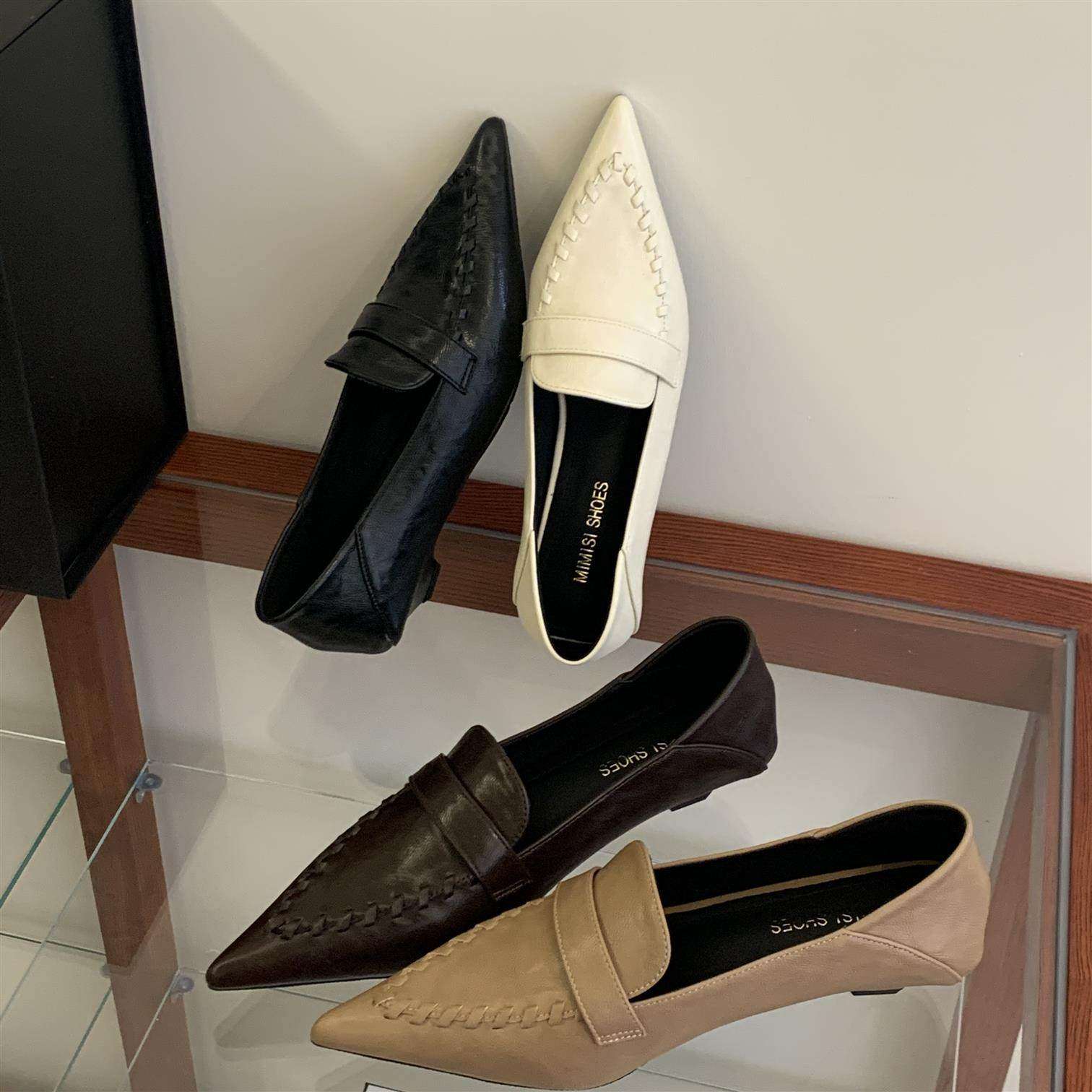 法式小众尖头深口单鞋女2026年春季新款配裙子仙女风通勤玛丽珍鞋,女鞋,浅口单鞋,淘宝优惠券,粉丝福利购,淘宝优惠卷