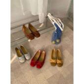 通勤玛丽珍 气质配裙小红鞋 晚风蝴蝶结方头浅口软平底单鞋 2026春季