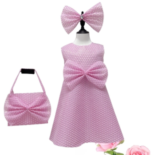 唐誉华风儿童成人环保时装秀服装手工气泡袋制作宇手工环保公主裙