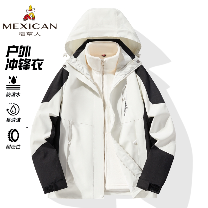 防风啄木鸟防水户外秋冬情侣