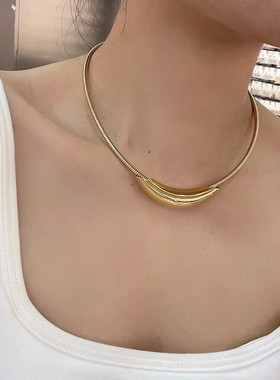 个性夸张项链轻奢高级感锁骨链