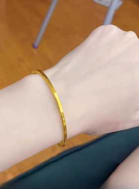 简约百搭手环高级感轻奢气质手镯