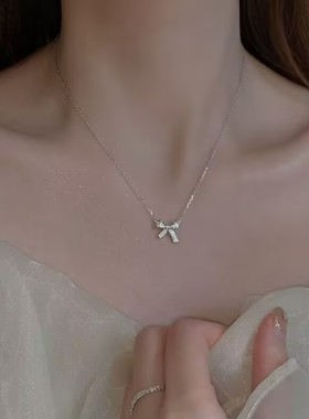 奢华配饰蝴蝶结项链女简约气质