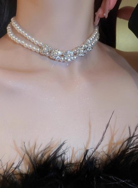 高级感晚礼服项链奢华气质配饰