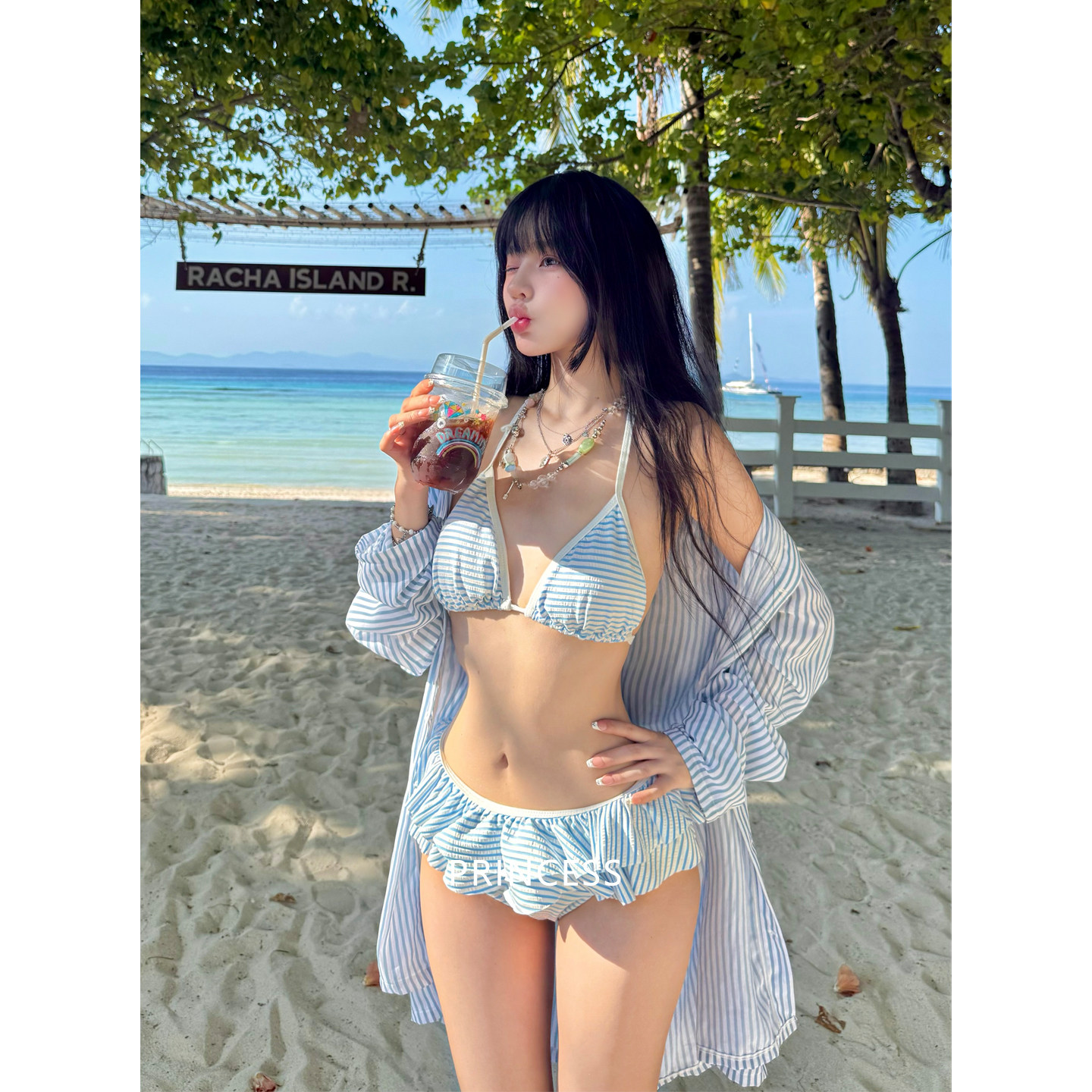 在逃公主泳衣女款成人高级感2026新款热辣比基尼度假风海边泡温泉