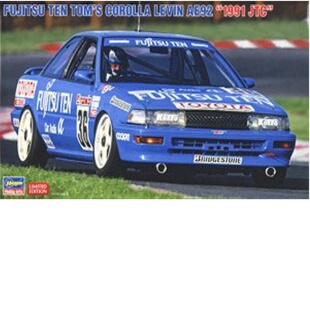 长谷川1/24车模 富士通Ten Tom`s Corolla Levin AE92 ‘91 20492
