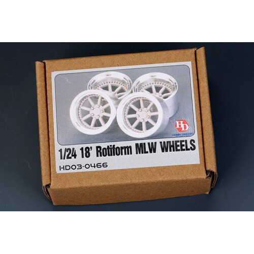 HobbyDesign 改造件 1/24 Rotiform MLW 18寸 轮圈模型 HD03-0466