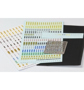 T2M 蚀刻 改造 1/20 F1 安全带 套装 基础版A 黑色 5002B