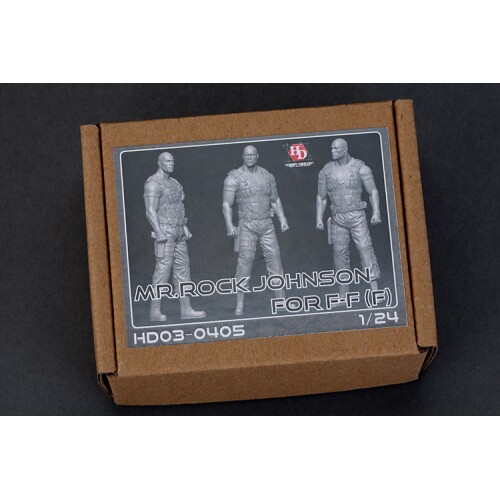 HobbyDesign 1/24 F.F. Rock Johnson 树脂人偶 HD03-0405