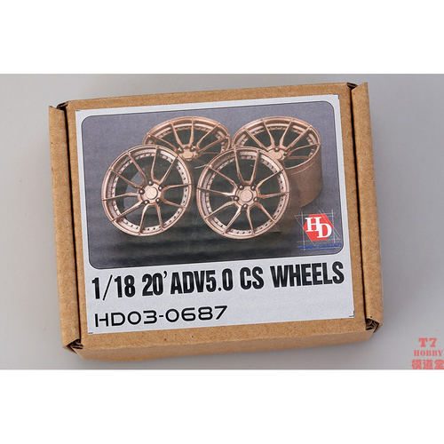 HobbyDesign模型改造件 1/18 20寸 ADV5.0 CS 轮圈模型 HD03-0687