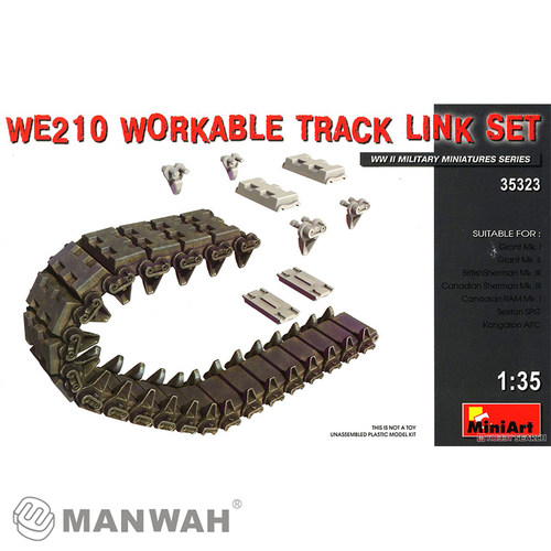 Miniart 35323 1/35 格兰特 英国谢尔曼 WE210活动履带