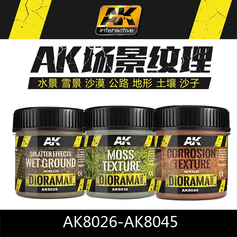 西班牙AK场景效果纹理 AK8模型制作工具/辅料耗