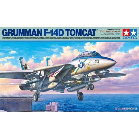田宫拼装飞机模型 1/48 美格鲁曼F-14D雄猫舰载战机 61118