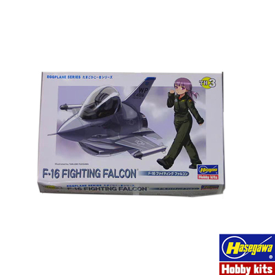 长谷川模型 Q版蛋机No.3  F-16“战隼”战斗机 60103