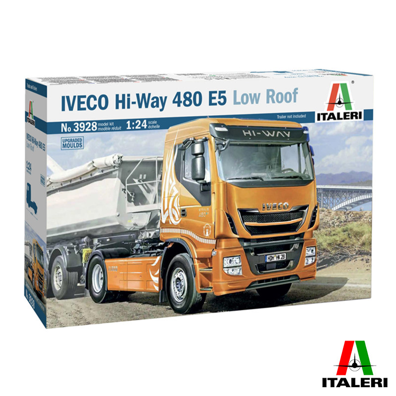 伊达雷利 1/24 依维柯IVECO HI WAY 480 E5 抵顶 拖头 3928
