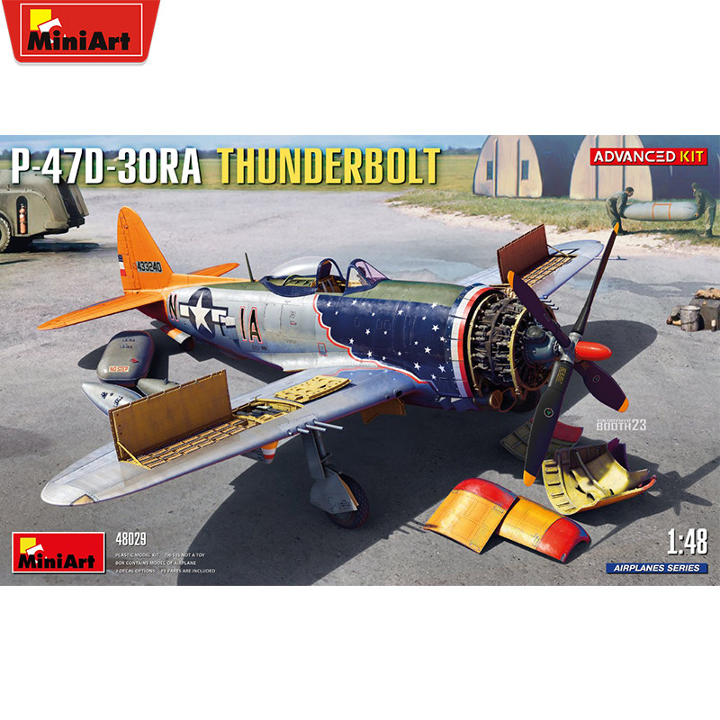 MINIART 1/48 P-47D-30RA 奶瓶 战斗机 带蚀刻件 48029