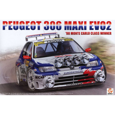 BEEMAX 1/24 标致306 Maxi EVO2‘98 蒙特卡洛拉力 BX24026