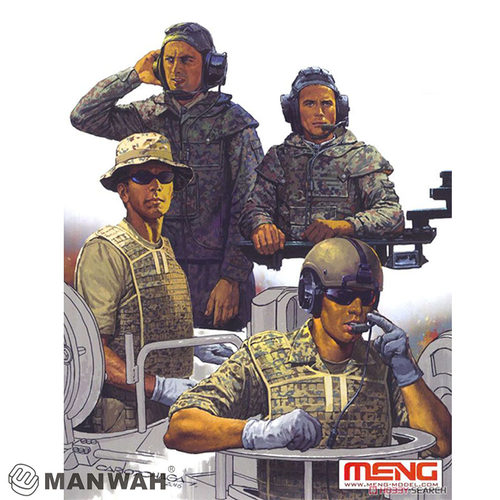 MENG1/35现代装甲兵乘员4人组