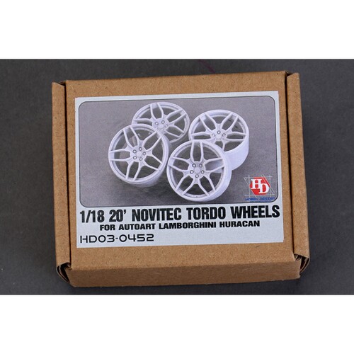 HobbyDesign 1/18 20寸 Novitec Torado 轮圈模型 HD03-0452
