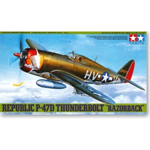 田宫飞机模型 1:48 美国P-47D重武器裝备長距攻击机 61086