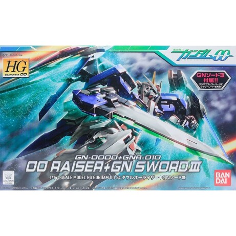 特价万代高达HG 00 54 1/144 00R RAISER+升降机 GN SWORD剑3剑三