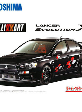 青岛社 1/24 RALLIART CZ4A LANCER EVO X 2007汽车 20470