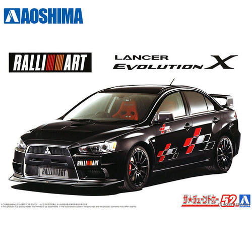 青岛社 1/24 RALLIART CZ4A LANCER EVO X 2007汽车 20470