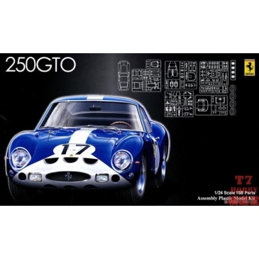 富士美 1/24 拼装车模Ferrari 250GTO Experimental LeMans 12377