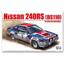 BEEMAX 1/24 拼装车模 Nissan 240RS `83 新西兰站 08579
