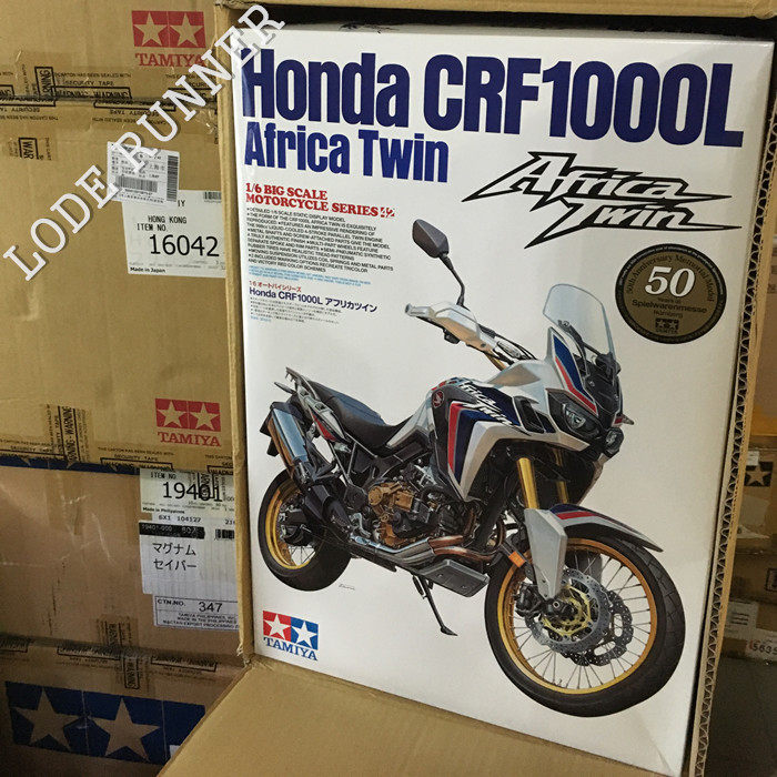 田宫拼装摩托车模型 1/6 本田 CRF1000L Africa Twin 16042