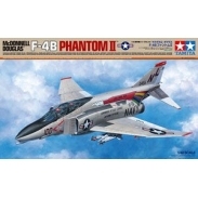田宫拼装飞机模型 1/48 美国海军 F-4B 鬼怪II舰载战斗机 61121
