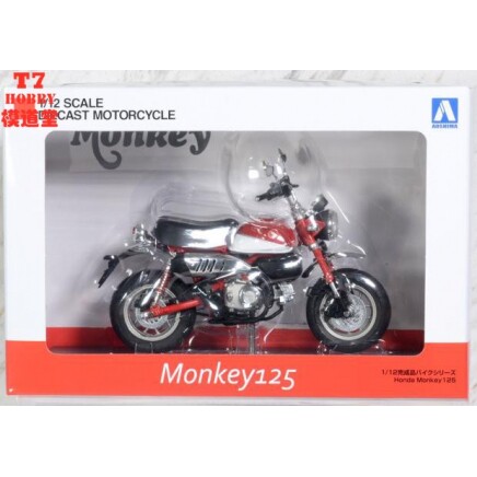 青岛社 1/12 摩托成品模型 Honda Monkey125 3色可选