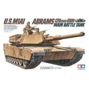 田宫拼装战车模型 1/35 美国M1A1艾布拉姆斯主战坦克车35156