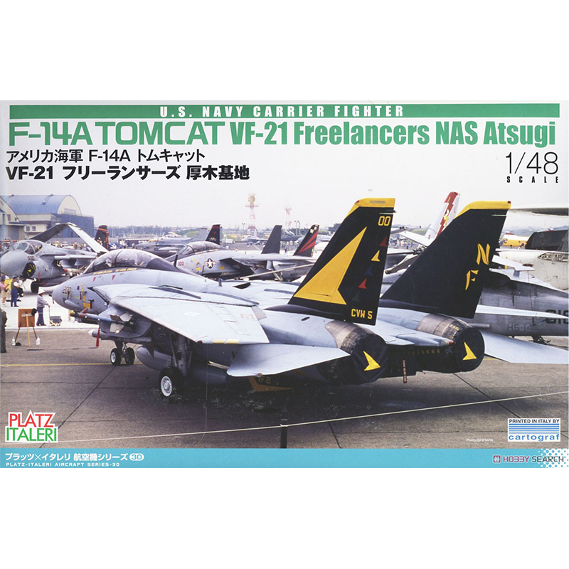 PLATZ拼装模型 1/48 美国海军F-14A汤姆猫VF-21 TPA-30