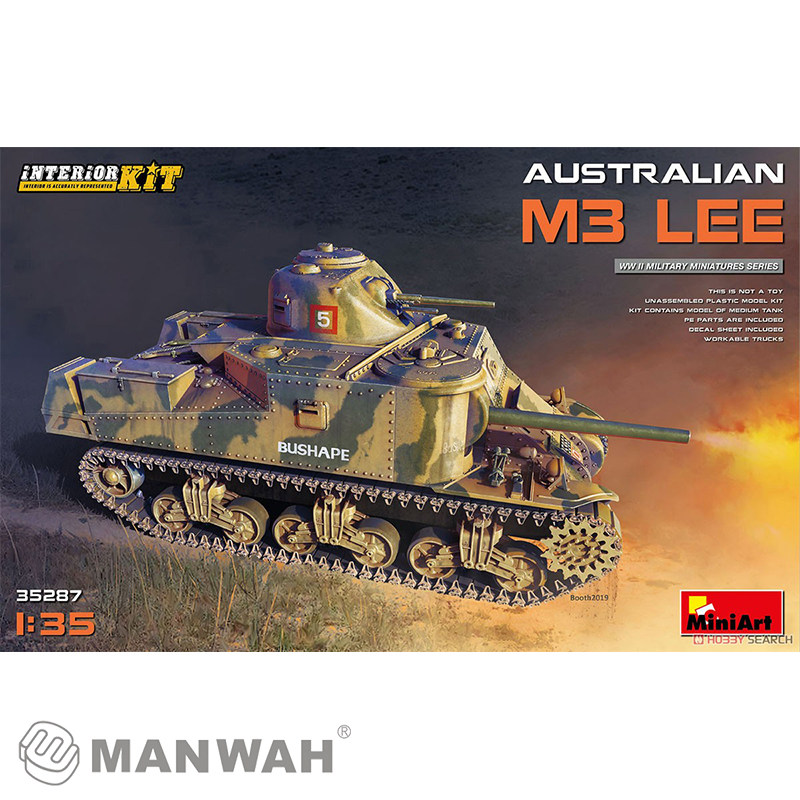Miniart MA35287 1/35 澳大利亚M3 Lee 中型坦克 附内构