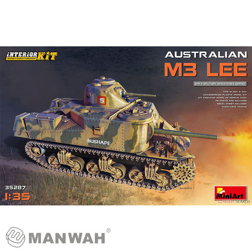 Miniart MA35287 1/35 澳大利亚M3 Lee 中型坦克 附内构