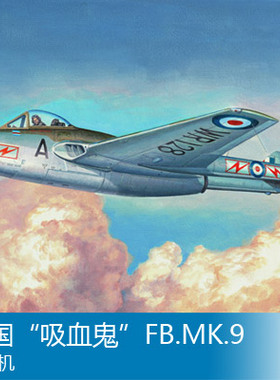 小号手 1/48 英国“吸血鬼”FB.MK.9战斗机 02875
