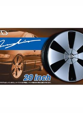 青岛社 1/24 GARSON D.A.D ZUENGLEIN 20英寸轮圈轮胎 05427