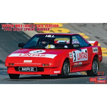 长谷川1/24拼装车模Toyota MR2 AW11后期 86 Rally Sprinte 20638