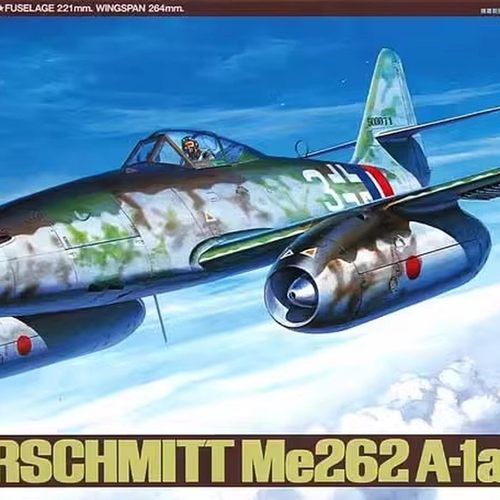 田宫拼装飞机模型1/48Me262A-