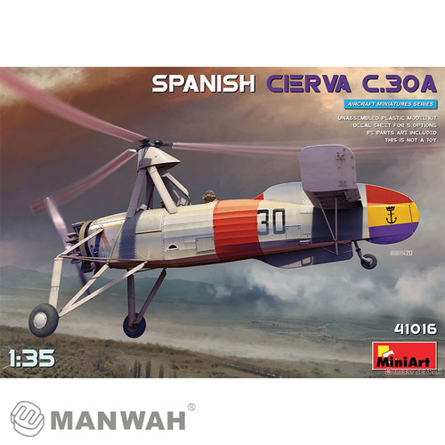 MINIART 1:35 西班牙AVRO CIERVA C.30A旋翼机 41016