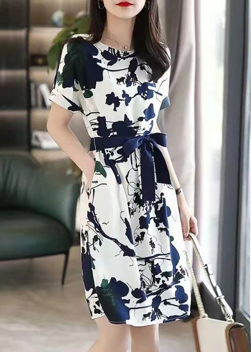 专柜女装法国真丝奢侈品牌连衣裙