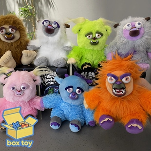 美国Feisty Pets正版变脸玩偶公仔怪兽系列潮玩盲盒玩具挂件礼物